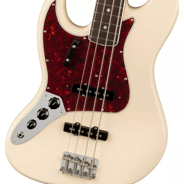 Fender American Vintage II 1966 Jazz Bass Left- Hand, RW, Olympic White**Special Offer**